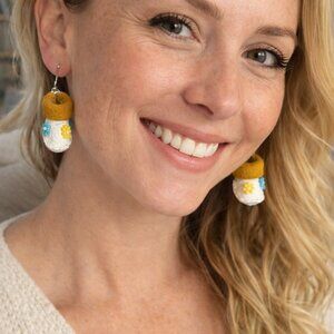 Little moccasin earrings